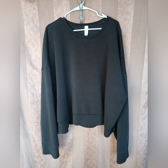 💎 Spanx Women's Top Cotton Fleece Crewneck Tunic #0351 - Picture 2 of 10